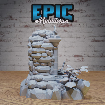 Epic Miniatures Magical Forest Buildings - Fantasy D&D Tabletop Terrain Set