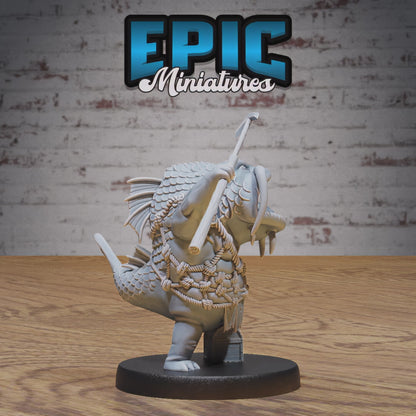 Catfish Folk #4846-#4848 by Epic Miniatures | 28mm Scale D&D Tabletop Miniature