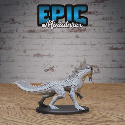 Guard Drake Bronze #4808-#4810 by Epic Miniatures - Mysterious Ocean | DnD Tabletop Miniatures