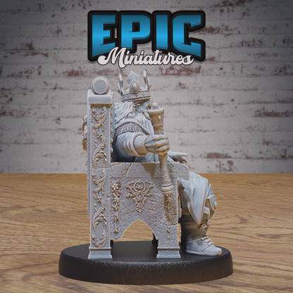 Dwarf King Set (#4866-#4868) by Epic Miniatures | D&D Tabletop Miniatures