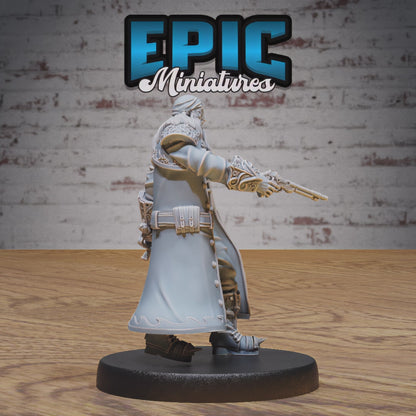 Pirate Captain Barbarossa #4814-#4816 by Epic Miniatures - Mysterious Ocean | DnD Tabletop Miniatures (28mm Scale)