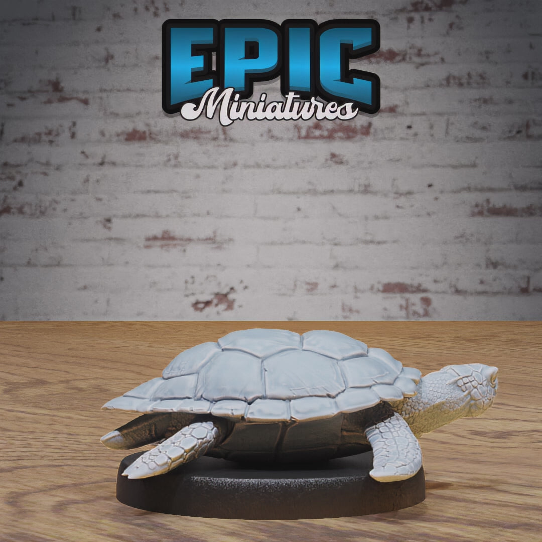Sea Turtle #4804 by Epic Miniatures - Mysterious Ocean | DnD Tabletop ...