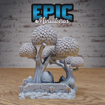 Epic Miniatures Magical Forest Buildings - Fantasy D&D Tabletop Terrain Set