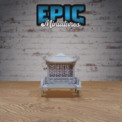 Noble Carriage | Legends of the East Collection | Epic Miniatures | D&D Tabletop Accessory