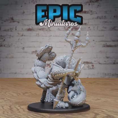 Lobster Folk Warrior #4823-#4825 by Epic Miniatures - Mysterious Ocean | DnD Tabletop Miniatures (28mm Scale)