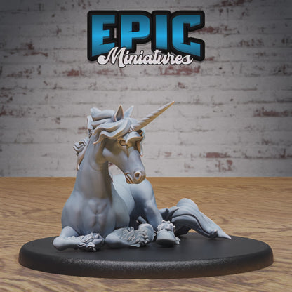 Epic Miniatures - Unicorns | D&D | DnD | Truescale | Print on Demand