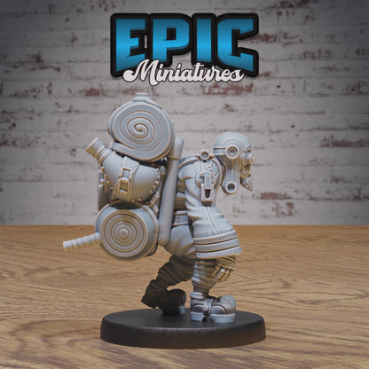 Steam Society Airship Pilot | D&D Truescale Miniature