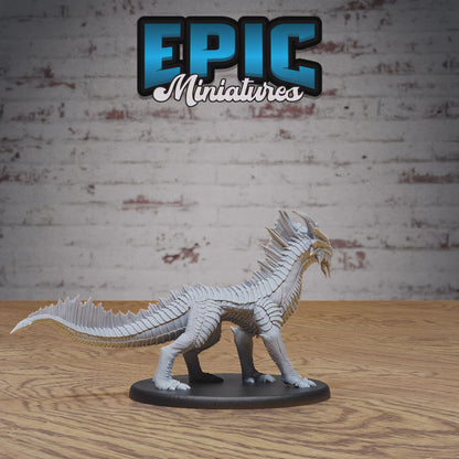 Guard Drake Bronze #4808-#4810 by Epic Miniatures - Mysterious Ocean | DnD Tabletop Miniatures