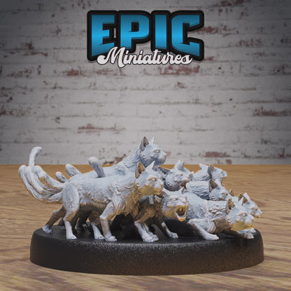 Epic Miniatures - Cat Swarm | 3D Printed D&D Tabletop Miniature