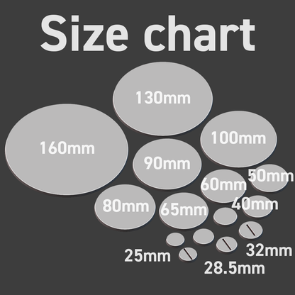 Wargaming Round Bases